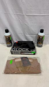 Glock 19 Gen 3 Gas Blowback Airsoft Pistol, 6mm, 19-Round Mag, 2 Green Gas Bottles, Case