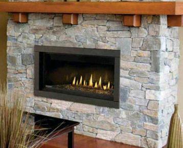 Napoleon Ascent Linear 56" Direct Vent Gas Fireplace, 28,000 BTU, Electronic Ignition New BL56NTE