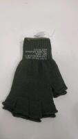 U.S. Military Wool Glove Inserts, Fingerless & Full Finger, Olive Drab, Cold Weather Type II/Type I - 4