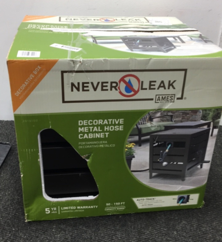 (1) Ames Neverleak Decrotive Metal Hose Cabinet