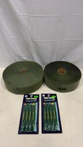 Rothco 6" Multi-Color Light Sticks (2 Packs), Olive Drab 2" Hook & Loop Fastener Rolls