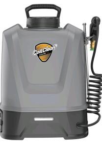 CoilClean PCW-4W Portable HVAC Coil Cleaning Machine, Backpack Sprayer, 16L Tank, 100W, 10 Bar Pressure