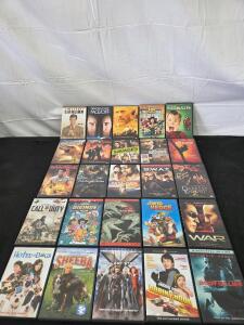 DVD COLLECTION 30+ including titles like Home Alone, S.W.A.T. , Hotel For Dogs, and More! Please inspect in person and see photos for more titles.