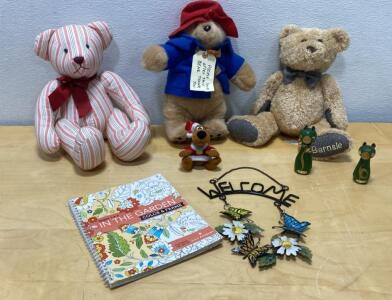 Lot of Stuffed Animals - Including Paddington and More