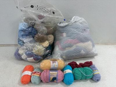Bulk Mixed Yarn Lot &ndash; Sirdar, Bernat, Patons, DK & Chunky, Acrylic/Wool/More