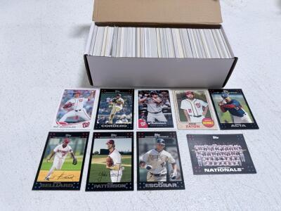 Washington Nationals Baseball Card Lot &ndash; Topps, Fleer, Heritage, 500+ Cards, Cordero, Eaton, Kearns