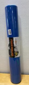 Maximo Fitness Blue Foam Roller 24"x6" High-Density EVA &ndash; Exercise, Yoga, Physical Therapy