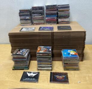 Singing &ldquo;Moving to the Country, Gonna eat a lot of Peaches&rdquo; &hellip;Large Lot of 100+ CDs: Rock, Pop, Hip-Hop, Soundtracks, PC Games, Classic Albums & Compilations and Peach Boxes