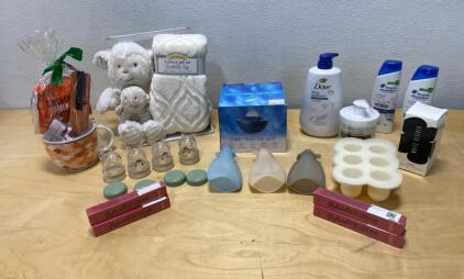 Mixed Lot: Dove Body Wash, Head & Shoulders, Baby Gift Set, Retinol Eye Cream, Projector Light