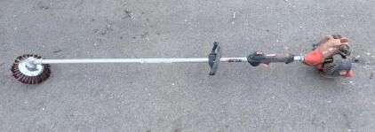 Echo SRM Gas String Trimmer/Brush Cutter, 21.2cc, 17&rdquo; Cutting, Straight Shaft, Brush Head Installed