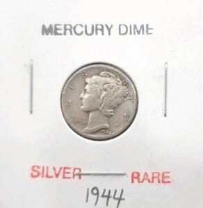 (1) 1944 RARE Silver Mercury Dine Coin