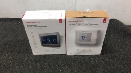 (2) Honeywell Home Thermostats