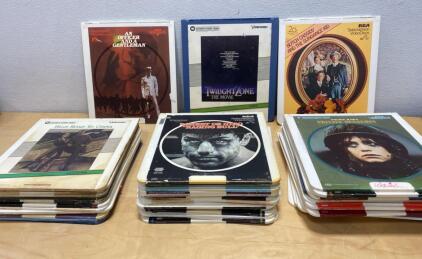 RCA SelectaVision CED VideoDisc Movie Collection &ndash; 1980s Films, 12" Analog Discs, Stereo, NTSC 50+