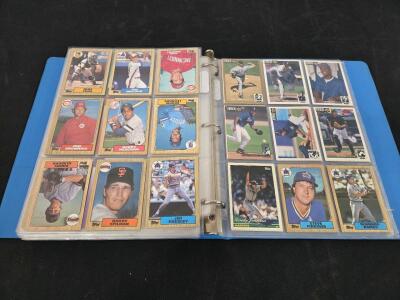 Baseball trading cards: approx 200+ cards in Blue binder including players Domingo Ramos, Tim Stoddard, Jose Cruz and more! Please inspect in person!