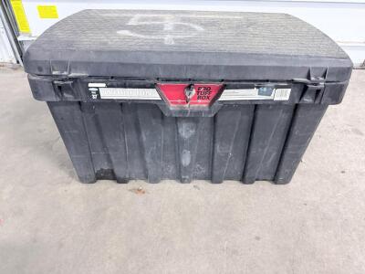 Contico Pro Tuff Box 37-Gallon Heavy-Duty Tool Chest, Locking Storage Bin, 37.75"x21"x18.25"