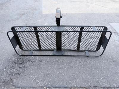 Steel Hitch-Mounted Cargo Carrier, 60"x20"x6", 500 lb Capacity, for 2" Receiver Hitch