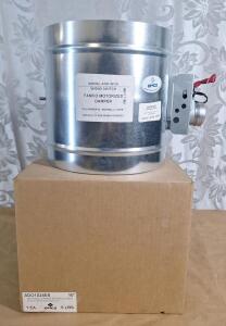 (1) FAMCO ADO1024ES - Motorized Damper - Normally Open - 24 Volt W/End Switch, 10"