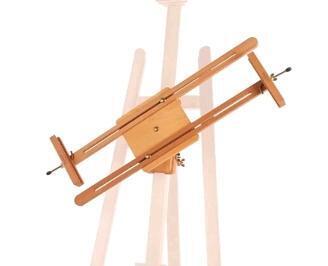 (1) MABEF MA40 360&deg; Rotating Canvas Attachment For Studio & Lyre Easels &ndash; Beech-Wood, Oil/Acrylic Compatible, Up to 10 kg Capacity