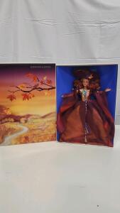 Autumn Glory Barbie Enchanted Seasons Collector Edition 1996 Mattel, NRFB, with Original Box