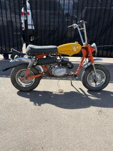 Cimatti Minibike with Saxonette Automatic 47cc Engine, Original Unrestored, 10" Wheels. Tires need air or replaced