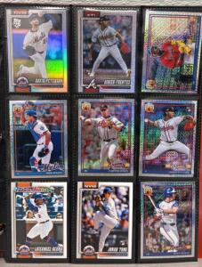 2024 Topps 75th Anniversary Baseball Card Collection, 90 Cards, Binder, Rookies, Stars, Inserts