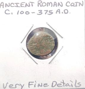 (1) Ancient Roman Empire Coin Cr. 100-375 AD