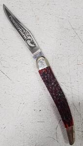 (1) Rostfrei Red Bone Pocket Knife
