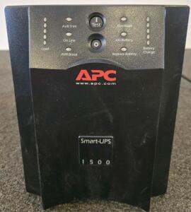 APC Smart-UPS 1500 (SUA1500) 1500VA/980W, Tower, 8 Outlets, USB/Serial, AVR, RBC7 Battery