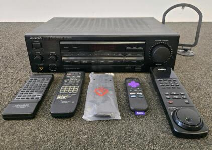 Kenwood KR-A5040 AM/FM Stereo Receiver, 80W/ch, Phono Input, Remotes, Antenna, 1994, #20808811