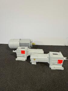 Lenze GST05-2S VBR 09HC41 Helical Gearmotor 632 rpm 6.4 Ratio, Germany, s/n 13265951