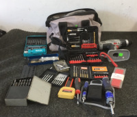 Various Screwdriver Head Sets, Drill Bit Sets, Drill