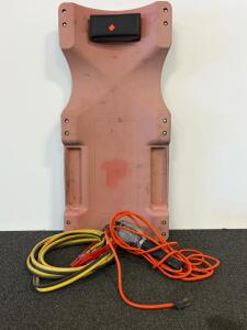 Plastic Automotive Creeper 40" with Headrest, Jumper Cables 12 ft 6 Gauge, 25 ft Trouble Light