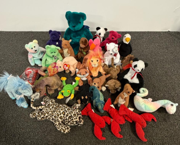 Ty Beanie Babies 29 pcs 1990s Vintage Including Princess Garcia Mystic Glory & More