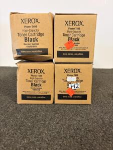 Xerox Phaser 7400 High-Capacity Black Toner Cartridge 106R01080 OEM, 18k Pages, New Boxed