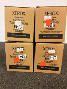 Xerox Phaser 7400 Black High-Capacity Toner Cartridge, 106R01080, 18,000 Page Yield, OEM