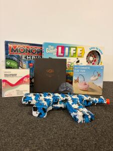 Monopoly Empire & Game Of Life Board Games, Cat Toy, UGG Care Kit, LISAVO Massager & More