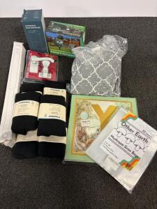Bombas Men's XS T-Shirts (6), Mushroom Grow Bags (30), Door Lever, Soap Dispenser, Art Prints & More