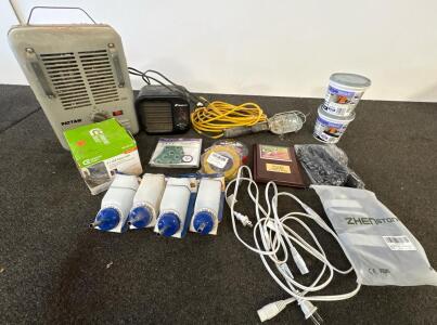 Patton & ETeam Heaters, Commercial Electric Rope Light, Grout, Tools, Extension Cord & More