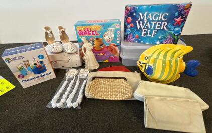 Magic Water Elf, Vase Painting Kit, Vintage Clutch, Evening Bag & More