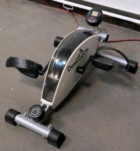 DeskCycle 1 Under Desk Exercise Bike, 8 Magnetic Resistance Levels, LCD Monitor, Pedal Straps