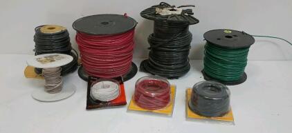 Variety Of Different Colored 10-16 AWG Wire Of Various Lengths