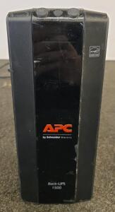 APC Back-UPS 1500VA Pro Tower, 865W, LCD Display, 10-Outlets, Energy Star, AVR, USB/Data Ports