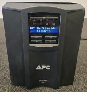 APC Smart-UPS 1500 (SMT1500C) 1500VA 1080W Tower LCD Battery Backup, 8 Outlets, SmartConnect