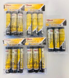 Lumax LX-1901 Multi-Purpose Lithium Grease, 3 Oz Cartridges, Pack Of 3, NLGI 2, Amber