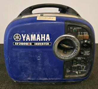 Yamaha EF2000iS Inverter Generator, 2000W Max, 120V, Gasoline, Portable, Serial #0448384