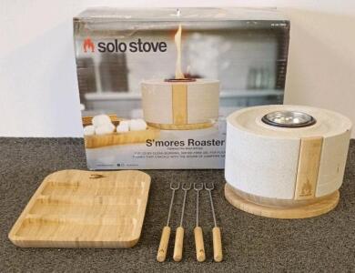 Solo Stove S'mores Roaster Tabletop Fire Bowl Set, Gel Fuel, 8.25" Diameter, Accessories Included