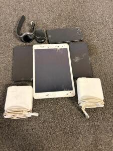 Apple iPad Mini, 3 iPhones, Samsung Gear S2 Smartwatch, 2 Apple MagSafe Chargers&mdash;Parts/Repair
