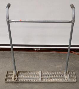 48" Steel Concrete Placer With Dual Foam Handles And Mesh Spreader Blade