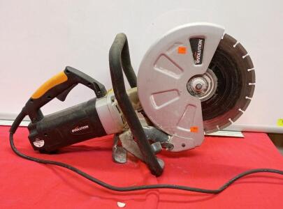 Evolution 12" Electric Cut-Off Saw, 15A, 120V, 5,000 RPM, Serial R9GJ54x1419USR8209M