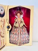French Lady & Elizabethan Queen Barbie Dolls, Great Eras Collection, Mattel, 1994 & 1996, NRFB - 2